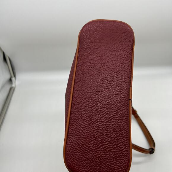 Dooney & Bourke Pebble Leather Crossbody Handbags Wine - Picture 11 of 16